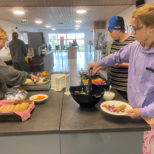 Buffet ved overnatning i Løkken